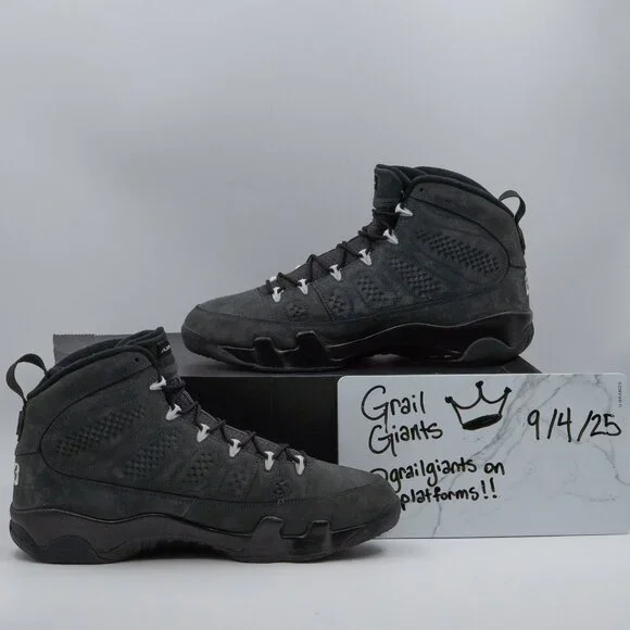 Jordan 9 Retro “Anthracite” — 13M (VNDS, 302370-013) #13-039 - Picture 3 of 5